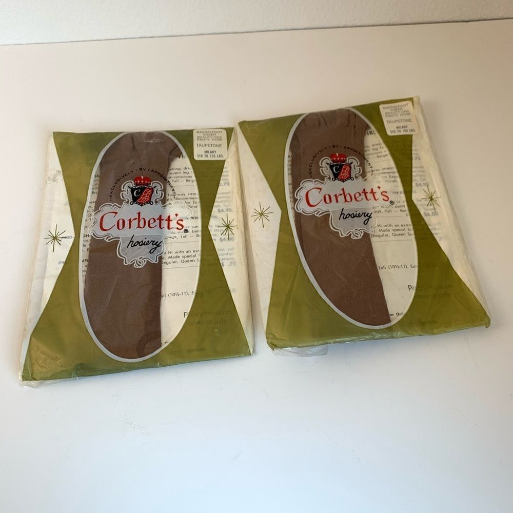 Corbetts VTG Pantyhose Lot of 2‎